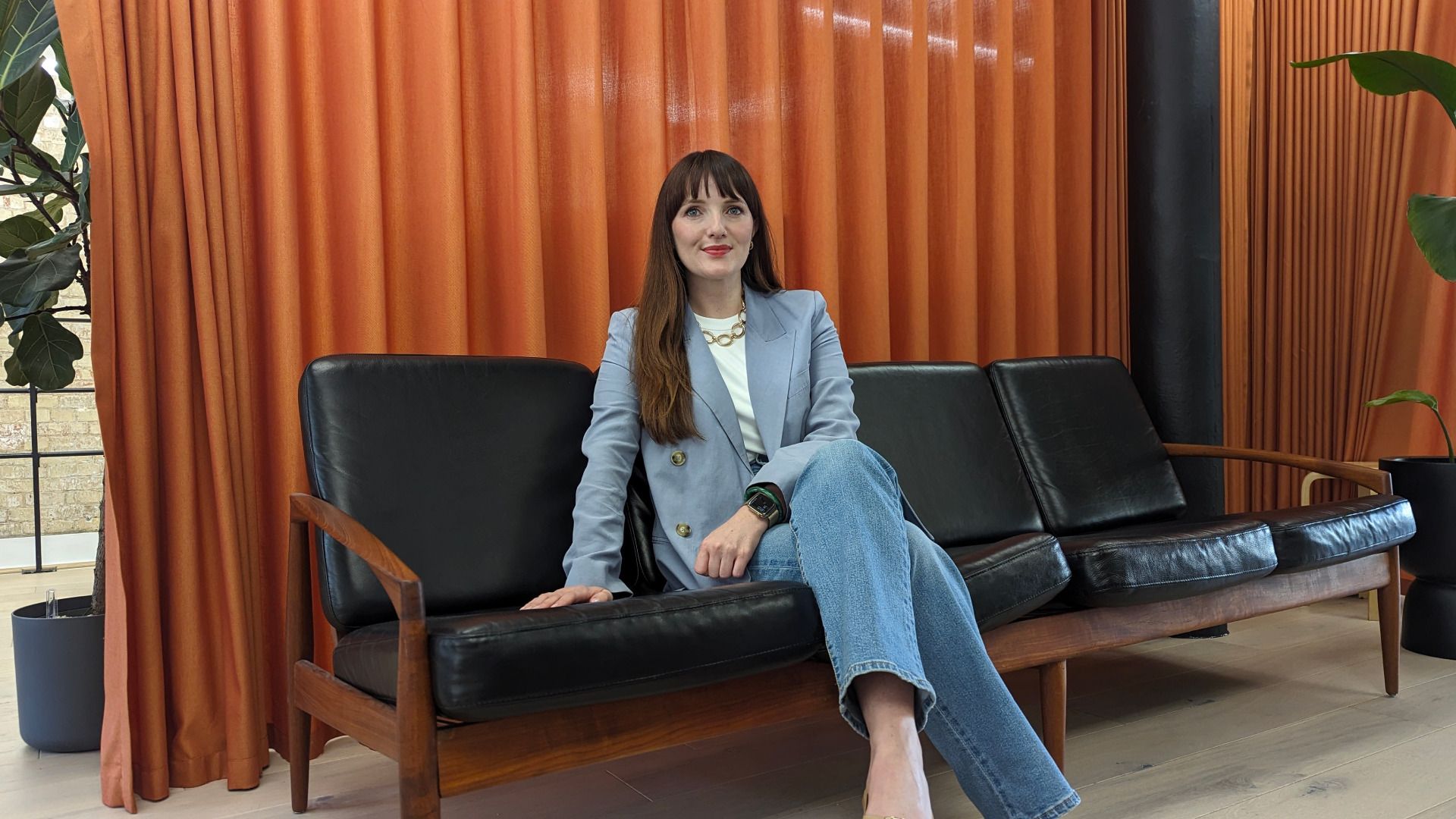 Charlotte Black in Saffron Brand Consultants's London office